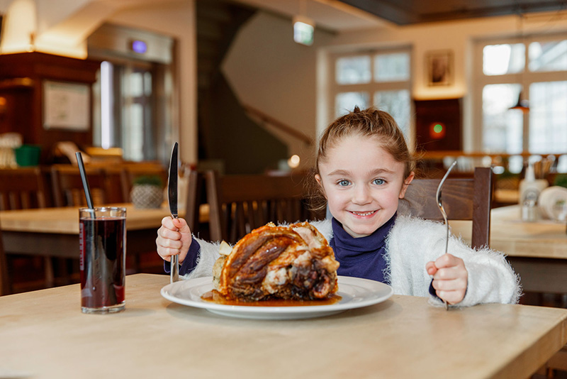 Zwiebelrostbraten Barbarie Entenkeule
